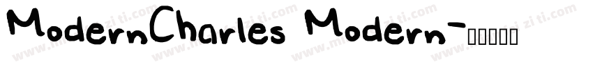 ModernCharles Modern字体转换